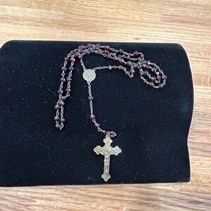 Rosary Gold and Red
